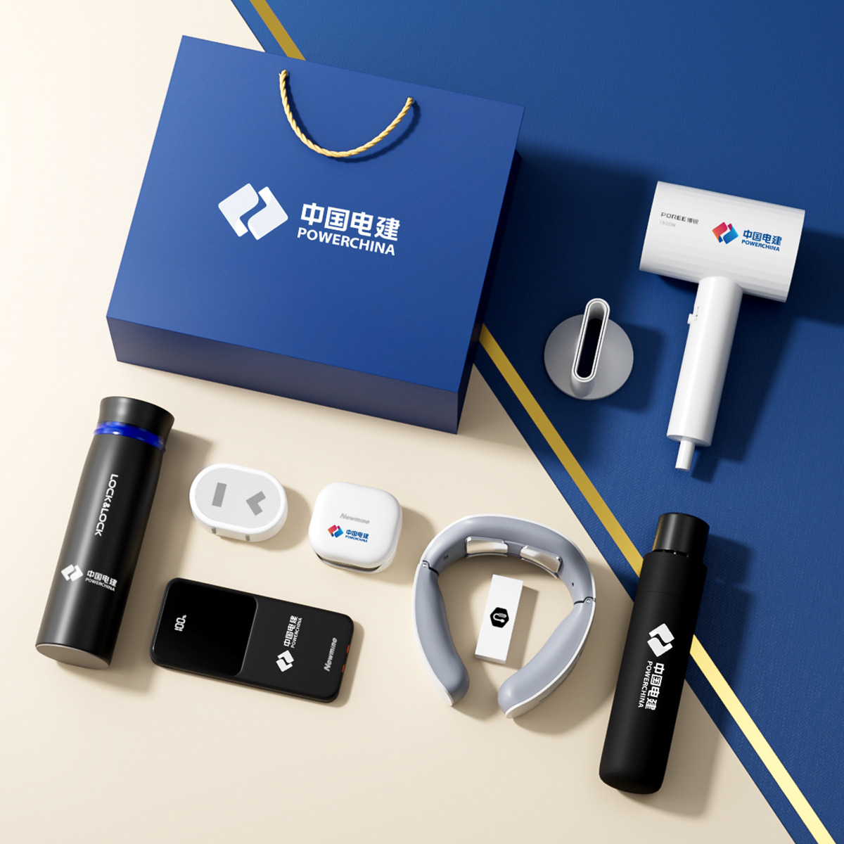 Lock&lock insulated cup business gift set, high-end souvenirs for company events, leaders' souvenirs, customized logo details Picture