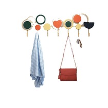 Light luxury free perforated hanging clothes hook door doorway light luxury creative door clothes hook entry door hanger wall hanging