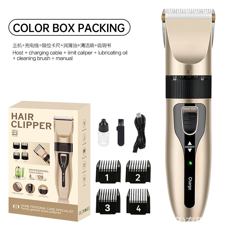 Hair clipper electric razor hair rechargeable electric razor shaver professional hair shaving electric razor home details Picture