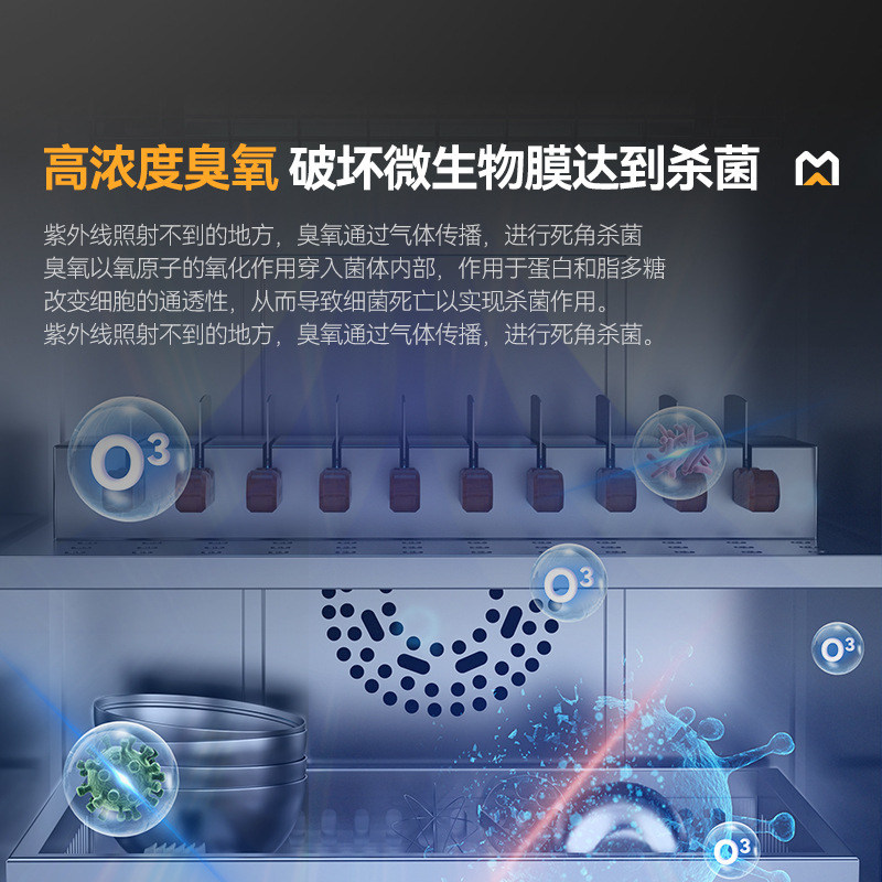 Mai Dachu knife disinfection cabinet, commercial kitchen cutting board, chopping board, ultraviolet ozone, lockable knife rack, wall-mounted disinfection cabinet Specification image