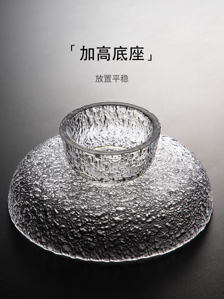 Glass Fruit Plate Light Luxury Style Home Living Room Coffee Table High Plate Fruit Plate Net Red Northern Europe Ins Wind Application Scenario