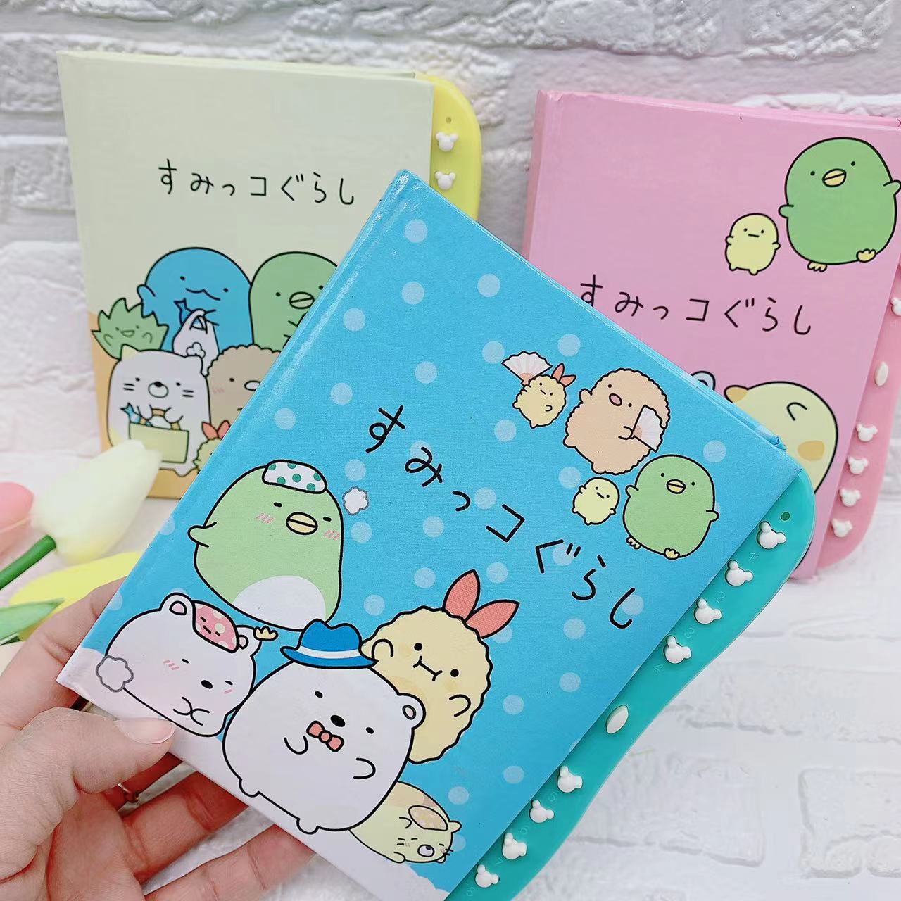 活页本学生简约/卡通线圈本/100k搭扣线圈本/A7线圈本/星文白底实物图