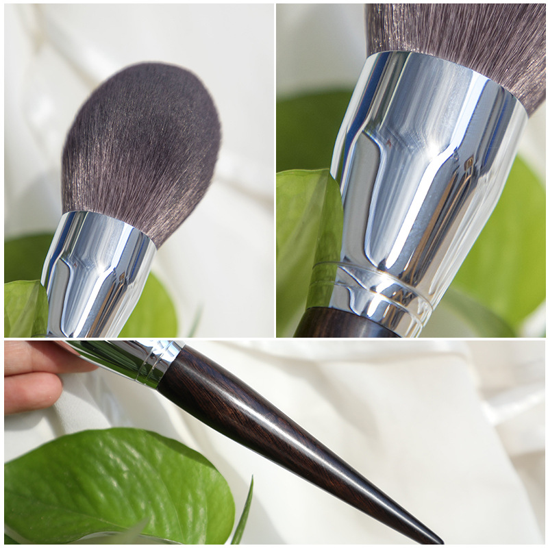 Fan Xiaoxian Xuan Female Series Large Powder Brush Setting Brush Honey Brush Cangzhou Ebony Makeup Brush Xn21 Do Not Tie The Face Specification drawing