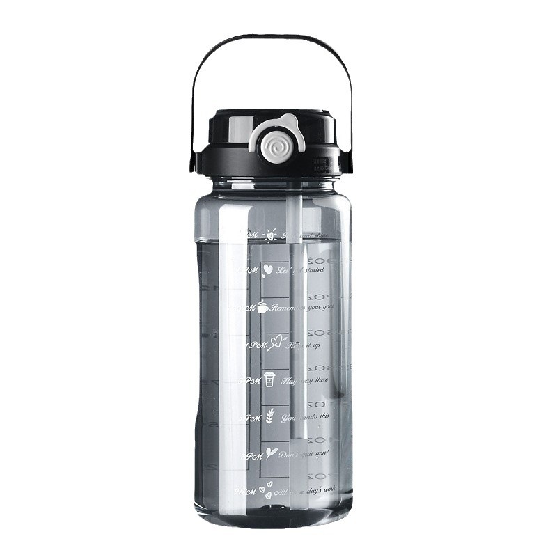 Large Capacity Water Cup Summer High Appearance Level Girls Cup High Temperature Resistance Sports Sippy Cup Kettle Ton Ton Bucket Plastic Cup Item Picture
