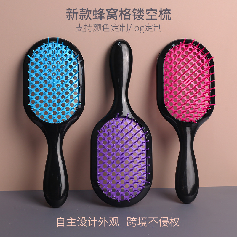 梳子/经络梳/梳子气垫/可爱少女气垫梳/梳子按摩梳产品图