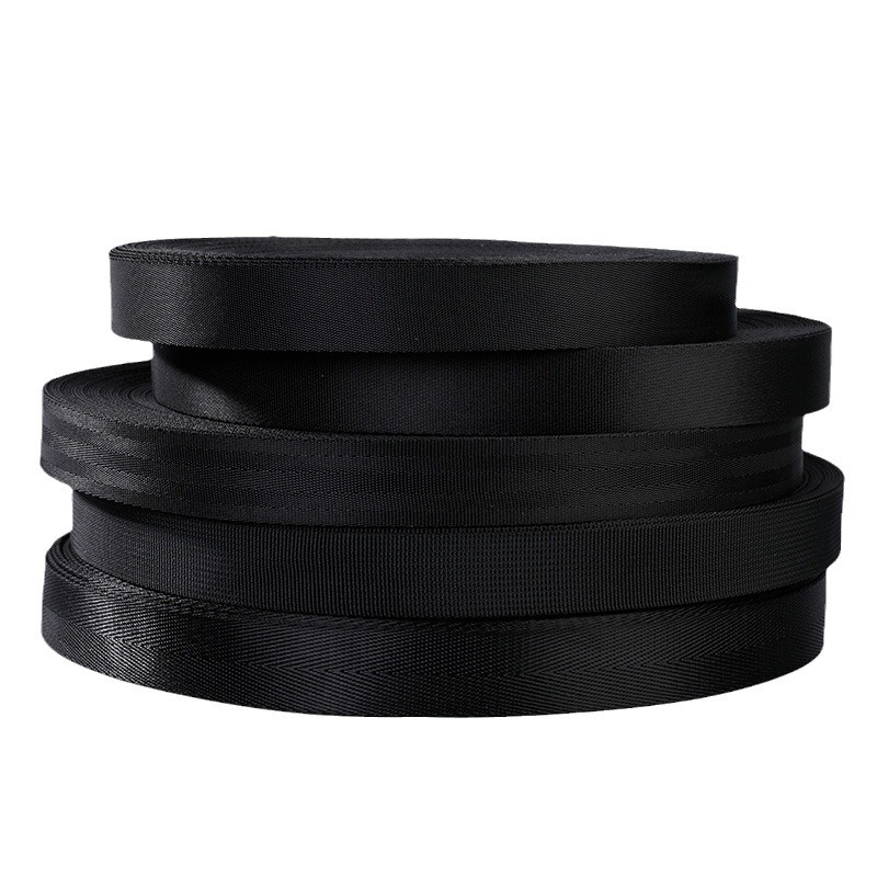 5cm imitation nylon fine-textured flat mouth with black 600D details Picture