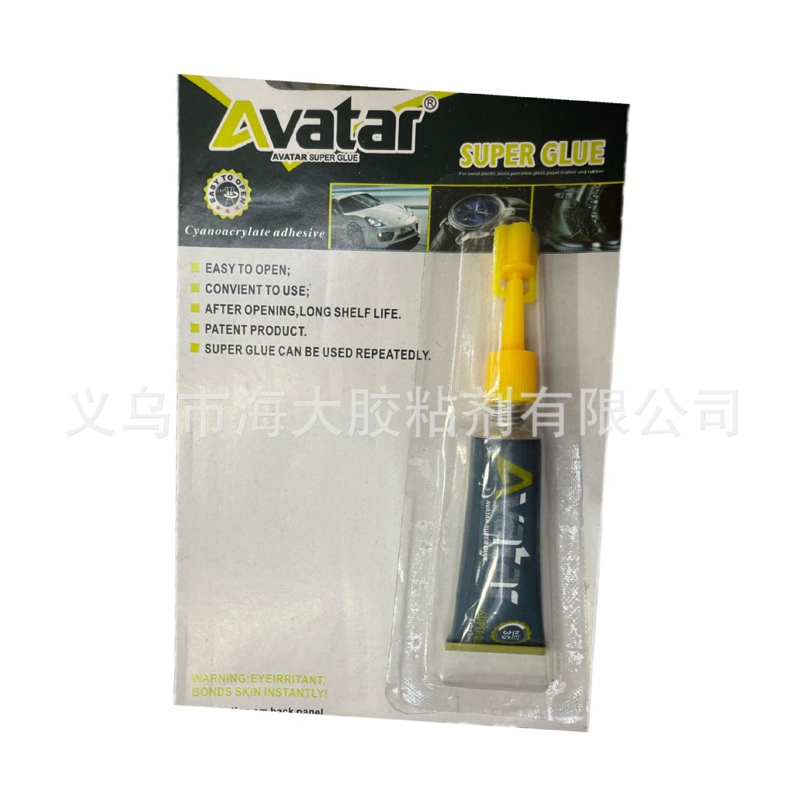 Factory wholesale of 502 glue, quick-drying glue, 3-gram glue for shoe repair, metal, plastic and leather Item Picture