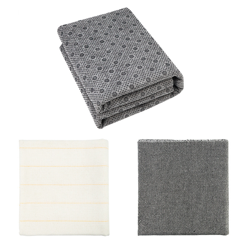 tufting cloth Handmade diy carpet non-slip base cloth poke embroidered yellow thread cloth tufting gun special tufting cloth Item Picture
