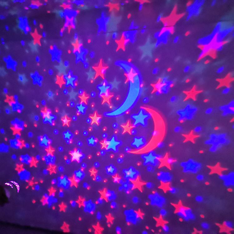 Led Bluetooth Star Projector All Over The Sky Rotating Star Light Bedroom Night Light Dream Children Star Light Specification drawing