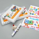 中彩丙烯马克笔涂鸦笔不掉色DIY咕卡笔套装儿童学生水彩笔24 36色
