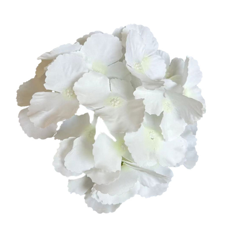 Simulated Hydrangea Head 27 Pieces Of Wedding Flower Wall Road Lead Decorative Flowers Wedding Layout Silk Flower Photography Props Fake Flowers Item Picture