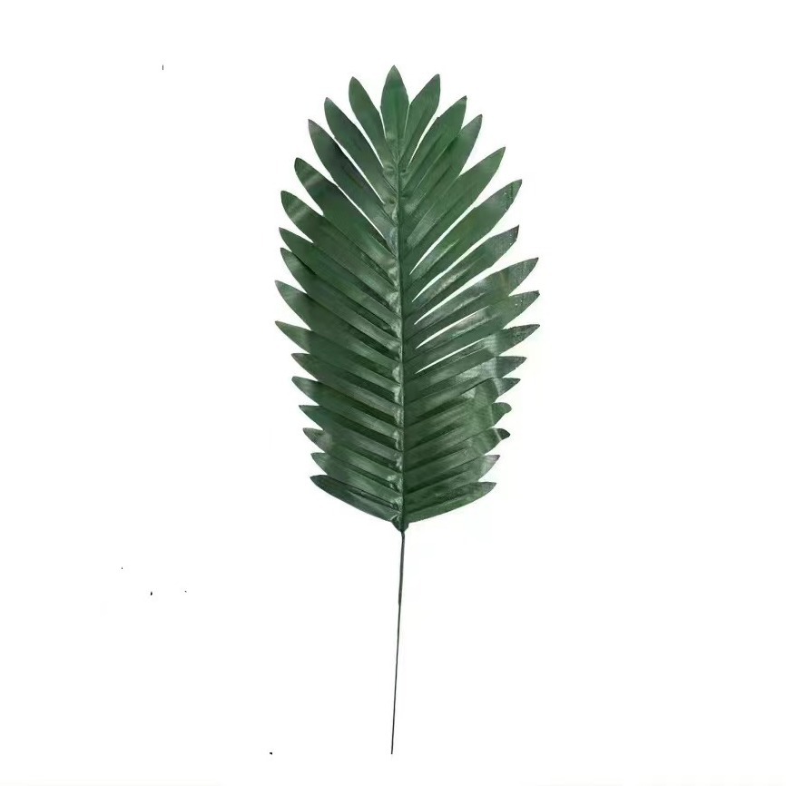 Factory direct sales of artificial plant leaf walls, hotel and home country-style set decoration, chrysalidocarpa photography props, single pieces