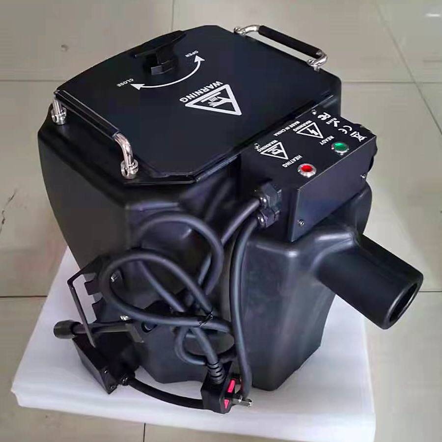 Wedding special 3500W stage dry ice machine, smoke machine, bar and KTV performance atmosphere special effects equipment, floor smoke machine,smoke spray machine, fogger maker,factory wholesale Specification drawing
