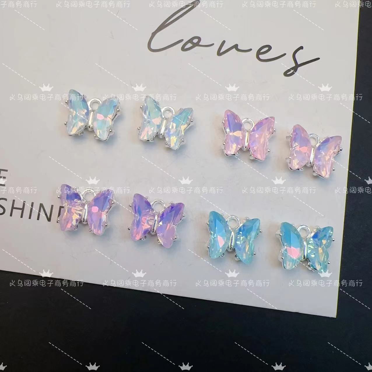 蝴蝶结星星月亮爱心花合金吊坠diy手工串珠耳环手链项链配件材料详情45