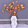Wholesale of artificial persimmons, home living room model room soft decoration ornaments, money fruit, high-end artificial berries, decorative artificial flowers details Picture
