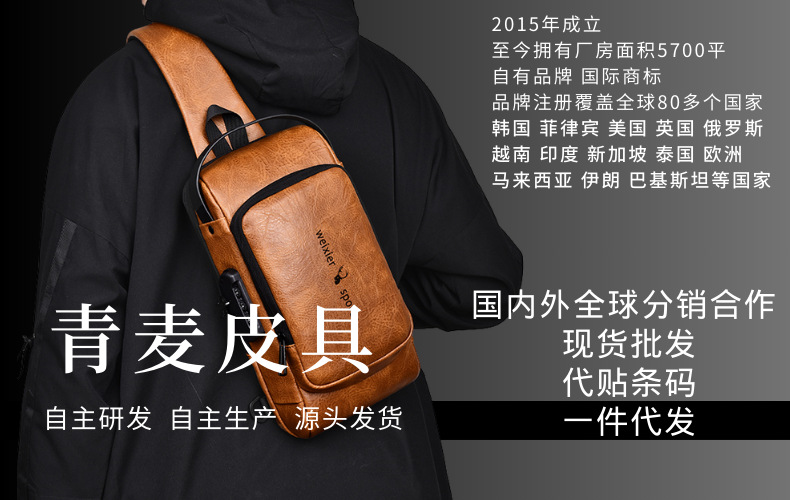 休闲男士长款商务钱包便携手抓包pu大容量双拉链手拿包多卡位夹包详情2