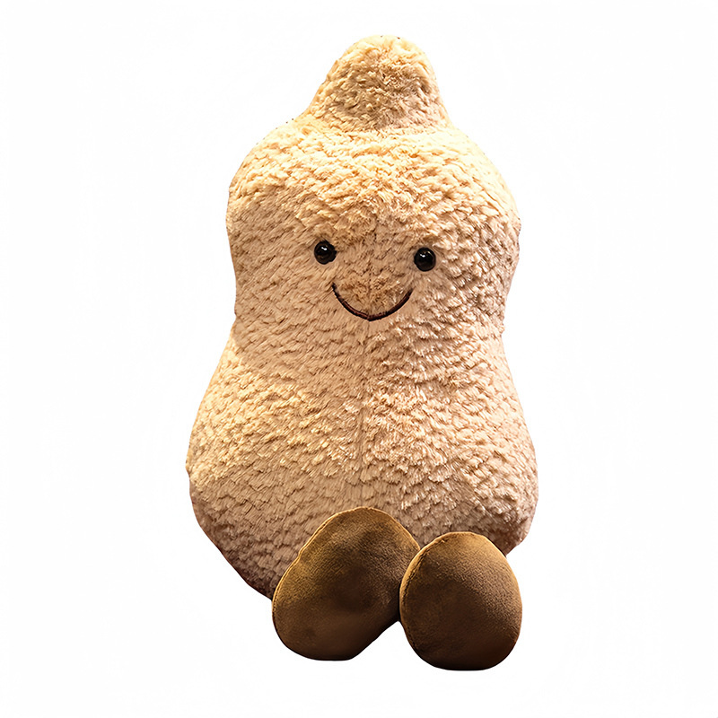New creative lucky persimmon peanut plush toy, cute persimmon doll, fun cloth doll Item Picture