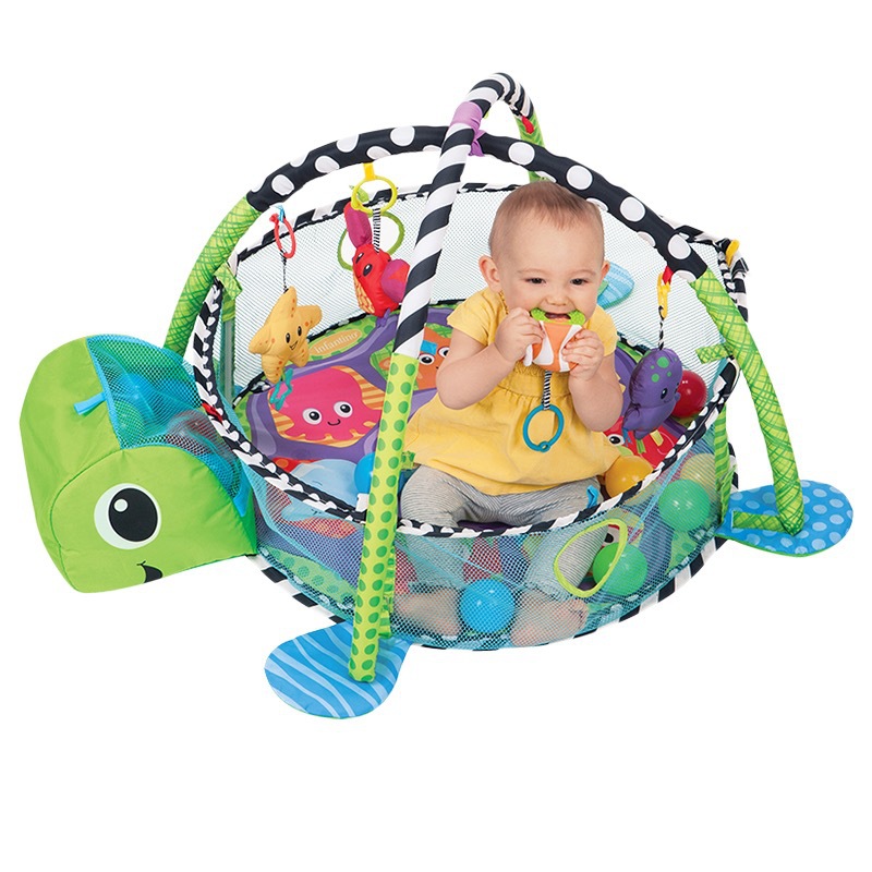 infantino美国婴蒂诺新生宝宝健身架婴儿游戏垫海洋玩具详情图3