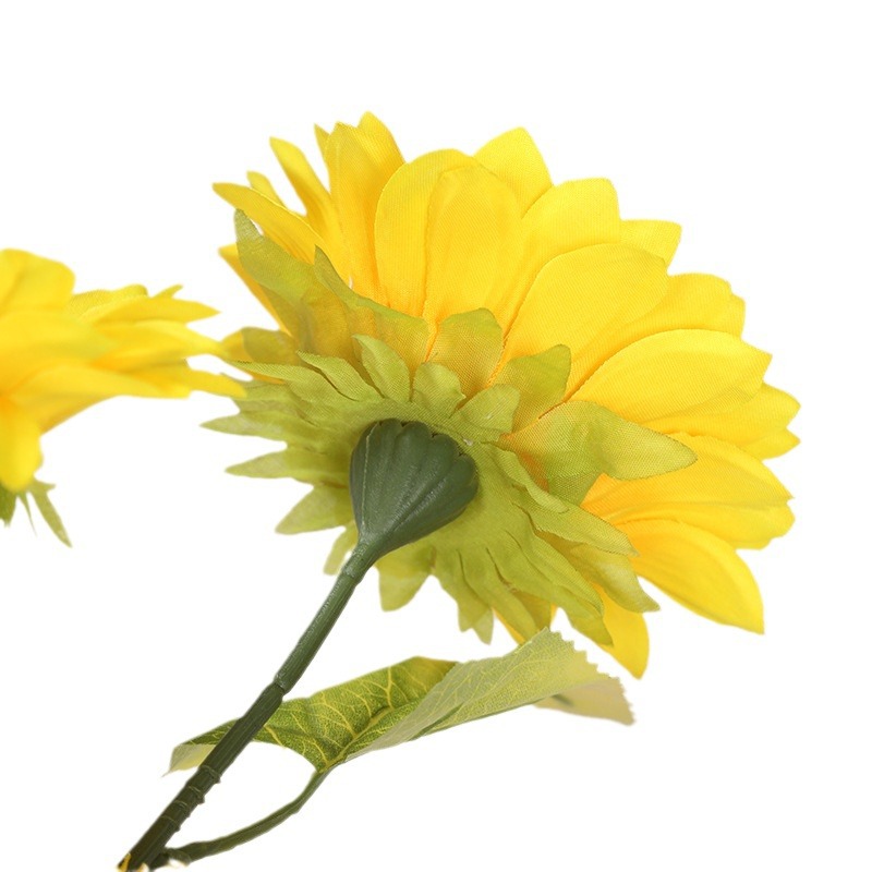 High-end light luxury single-piece simulated sunflower living room, home, outdoor decoration props, sunflower decorative flower arrangements and bouquets Item Picture