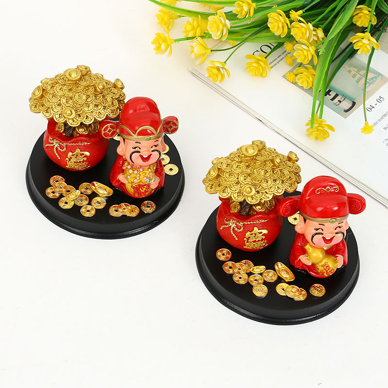 财神爷/装饰摆件/发财树工艺品细节图