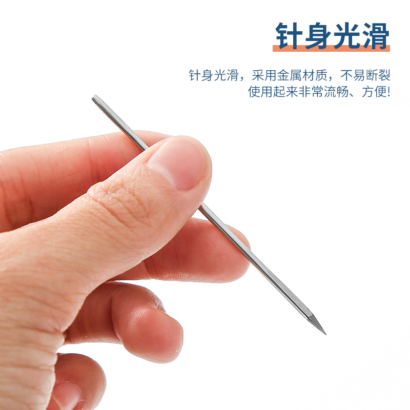DIY large hole leather sewing leather sewing specialist with diamond-shaped triangle needle sewing knitting sealed hand sewing needle Application Scenario