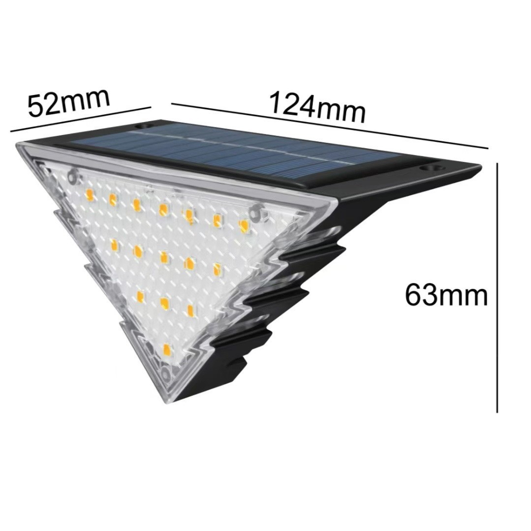 Luz solar luz de escalera luz de patio luz de paso a prueba de agua al aire libre patio LED escalera luz de paso luz de paseo Application Scenario