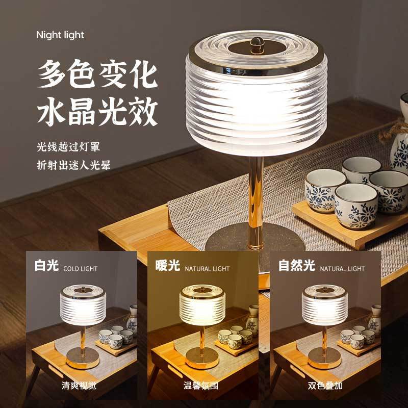 Modern and simple table lamp for bedside decoration in the bedroom, creative night light for the master bedroom, creating a sleep atmosphere with a Nordic high-end feel and light luxury Specification image