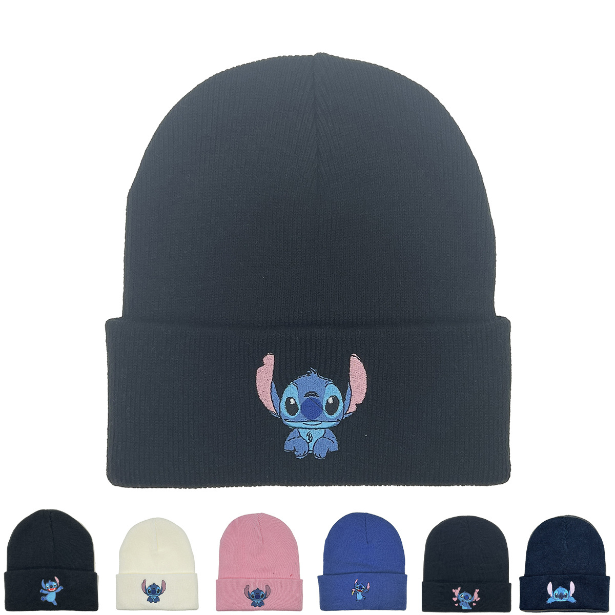 Anime Cartoon Steedy Unicorn Spider-Man Mario Kouromi Sanrio Starcro Knitted Hat