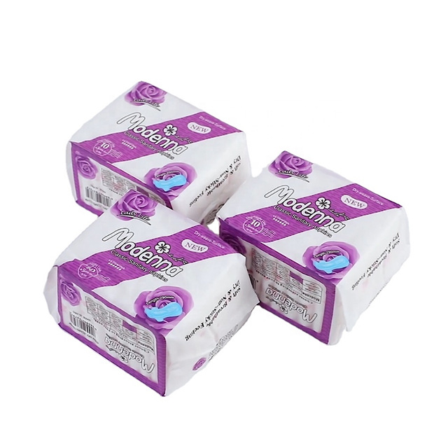 Dry Cool Net Surface Ladies Sanitary Napkins Export Factory West Africa Night Sanitary Napkins Application Scenario
