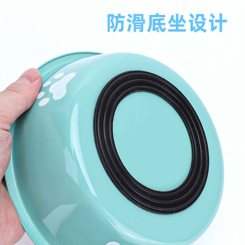 Pet bowls, dog basins, stainless steel dog bowls, anti-slip water basins, double-layer anti-slip and shock-resistant pet feeders, cat bowls available for delivery Application Scenario