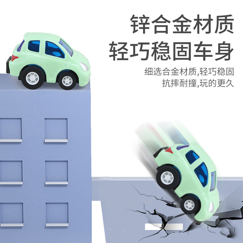 Alloy car model simulation Q-version engineering vehicle, forklift transport vehicle with storage box, rebound car, boys' toy Application Scenario