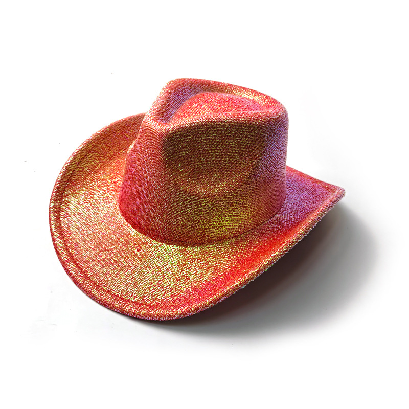 New matte Western cowboy hat, woolen hat, Western top hat, Amazon men's and women's party performance holiday hat Application Scenario