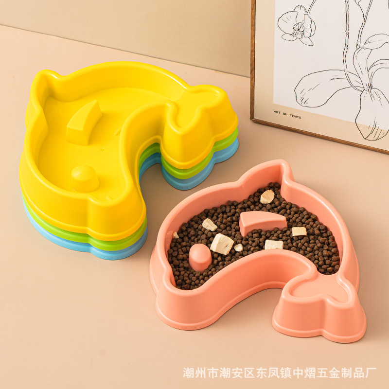 宠物食盆加厚卡通型慢食碗防噎防滑防打翻猫碗狗碗厂家批发宠物碗详情11