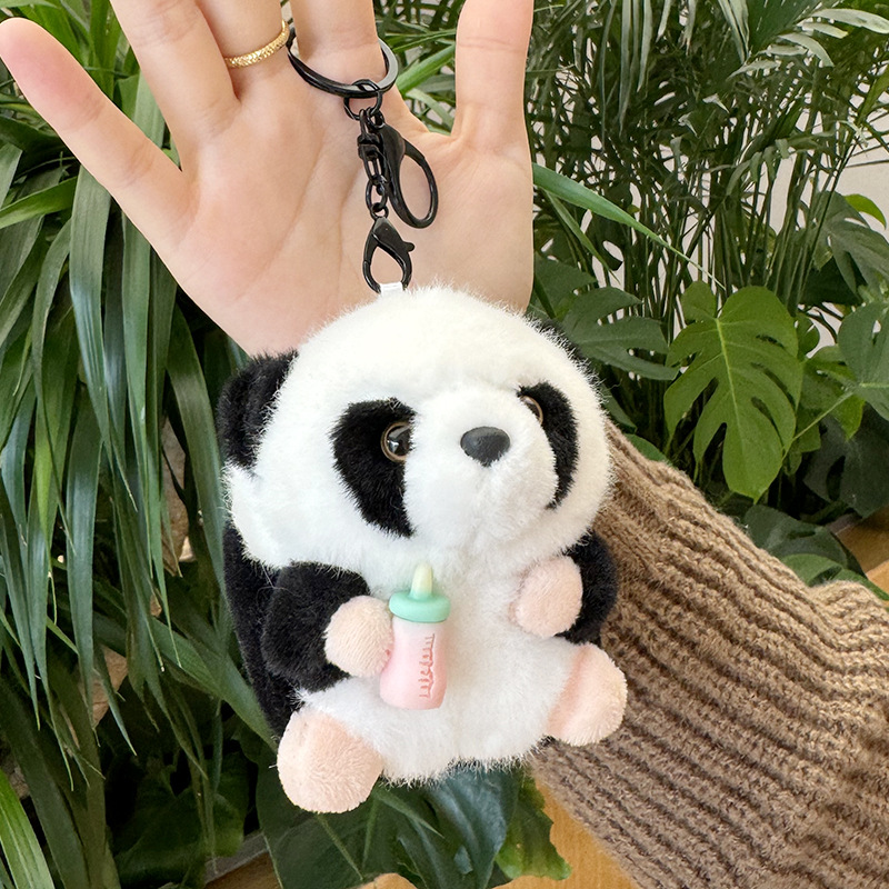 Cute panda dolls, bags, schoolbags, pendants, hamsters, little rabbits, plush toys, small dolls, and stuffed toys on Instagram Application Scenario