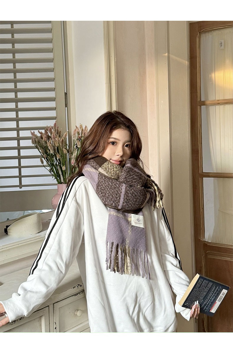 围巾女款冬季2025新款秋冬韩系氛围感情侣保暖学生高级感女士围脖详情9