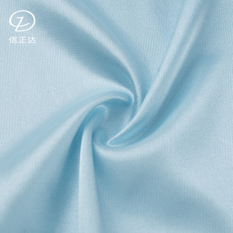厂家现货婚庆背景布汉服冰绸里料仿真丝50D涤纶针织有光布 details Picture