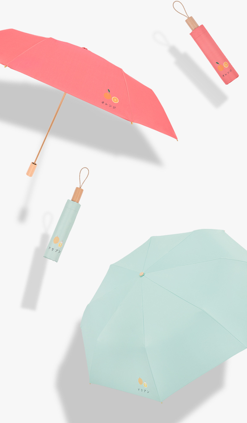 现货三折双层钛银遮阳伞女防晒防紫外线加固抗风雨伞纯色太阳伞详情14