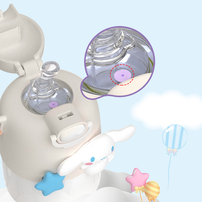 Kulomi Children's Thermos Cup Ladies Sanrio Pupils Kettle Boys Food Grade Cute Straw Water Cup Application Scenario