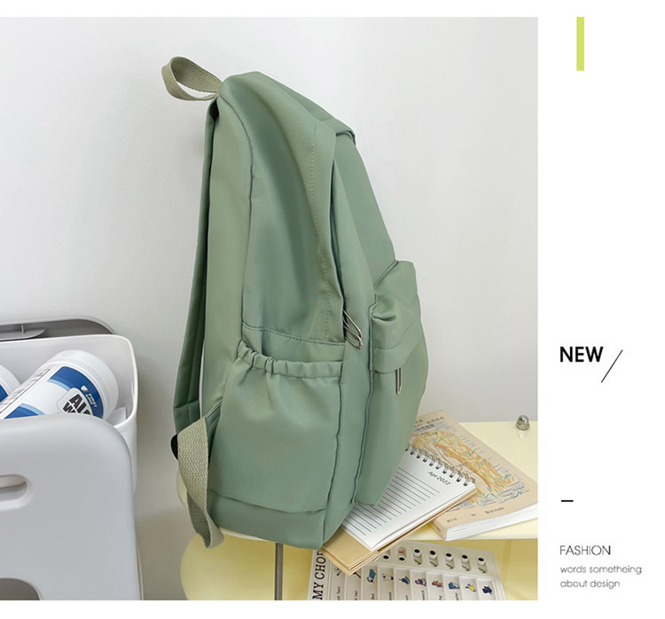书包女日系初中生大容量学院风背包简约休闲户外双肩包高中书包女详情50
