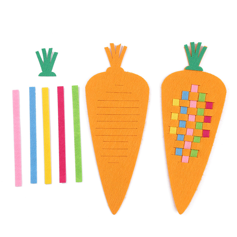 Children's handmade gifts, non-woven fabric woven sticker teaching AIDS series, educational toys, teaching AIDS material packages are available for order Specification image