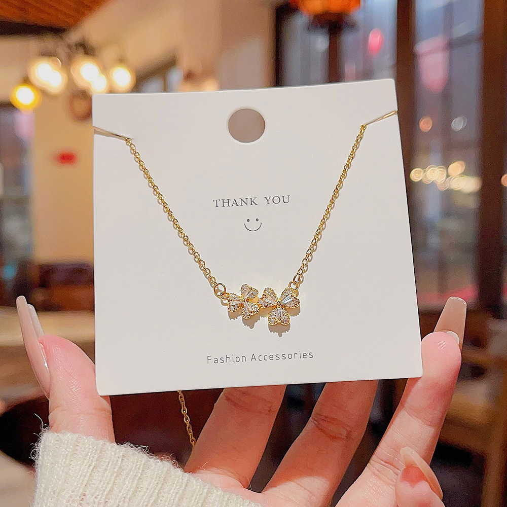 Love Necklace Does Not Fade Light Luxury Small Clavicle Chain Burst Jewelry Birthday Gift To Girlfriend Choker Jewelry Woman details Picture