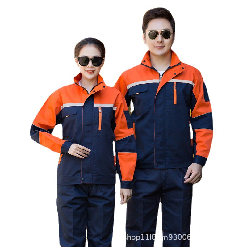 Enterprise work clothes labor protection clothing set workshop workclothes machine repair workclothes sanitation workclothes computer embroidery printing factory clothes Application Scenario