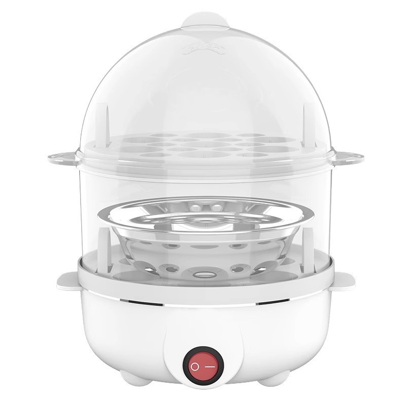 Automatic Power-Off Egg Steamer, Large-Capacity Egg Cooker, Home Breakfast Wonder, Mini Egg Steamer, Breakfast Machine Item Picture