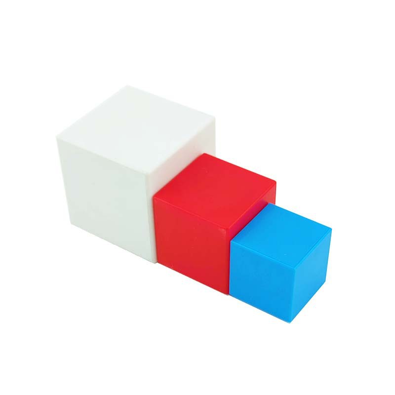 Cube math teaching AIDS Magnetic magnetic force Magnetic magnet Cube geometry square building blocks primary school 2 cm 3 Item Picture