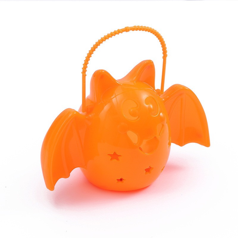 Halloween Portable Light Bat Light New Children With Sound Effects Jack-O '-Lantern Activity Props Children's Toys Item Picture