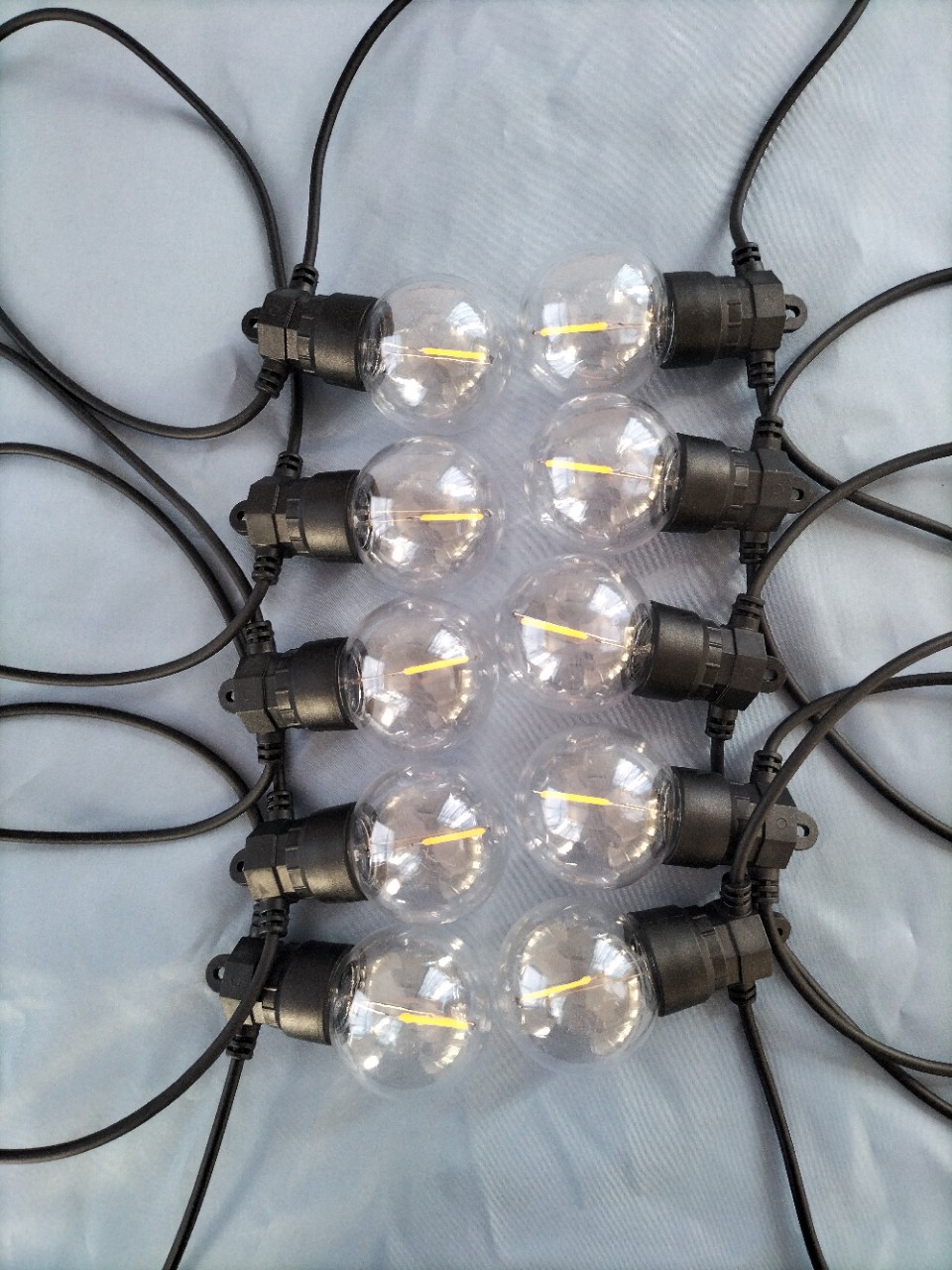 The manufacturer of the best-selling G50 filament Christmas courtyard party bar details Picture