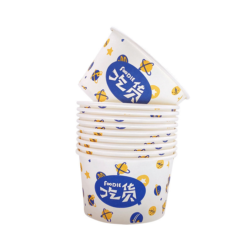 Thickened disposable packaging paper bowls Item Picture