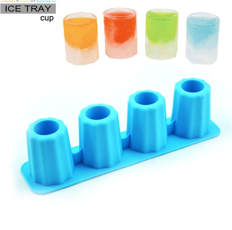 Rectangular ice cup silicone ice lattice summer best-selling ice box/ice mold