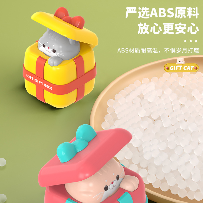 Creative, cute and adorable gifts: Cat press roller, boys' and girls' children's inertial rebound small toys wholesale interactive Item Picture