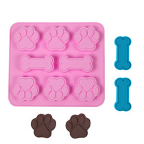 .. 6 cat claw bones 78 chocolate biscuit mold cake mold ice cream candy silicone mold